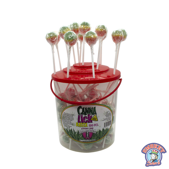 Rasta Cannalick Lollipops x10