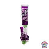 Purple and Green Patterned Bong